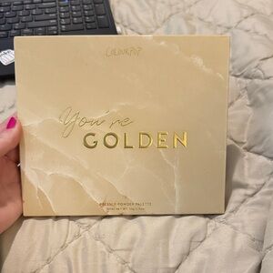 ColourPop You're Golden Palette with Gold and Cream